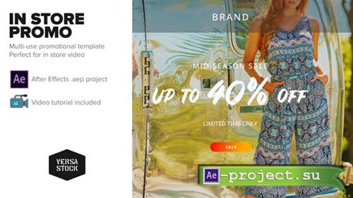 Videohive: In Store Sale Promo - Project for After Effects