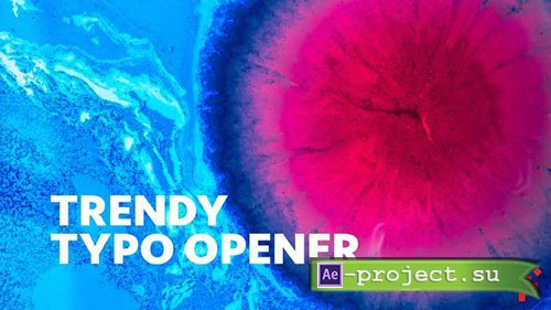 Videohive: Trendy Typo Opener - Project for After Effects 
