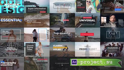 Videohive: Essential Titles V.2 - Project for After Effects 