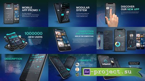 Videohive: App Promo Kit X - Project for After Effects 