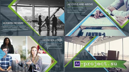 Videohive: Clean Business Slides 19301955 - Project for After Effects 