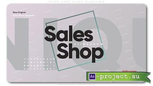 Videohive: Sales Shop Clean Slideshow - Project for After Effects 