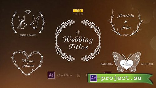 Videohive: Wedding Titles 23506580 - After Effects & Premiere Pro Templates