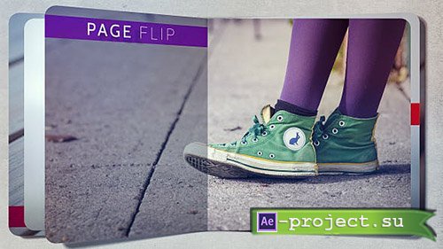 VideoHive: Page Flip Slideshow 16136551  - Project for After Effects