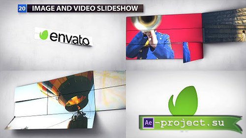 VideoHive: Folding Slideshow - Project for After Effects