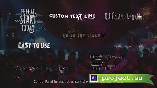 VideoHive: Morphing Glitch Titles 24146156 - Project for After Effects
