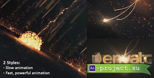 Videohive: Particle Rain - Project for After Effects 