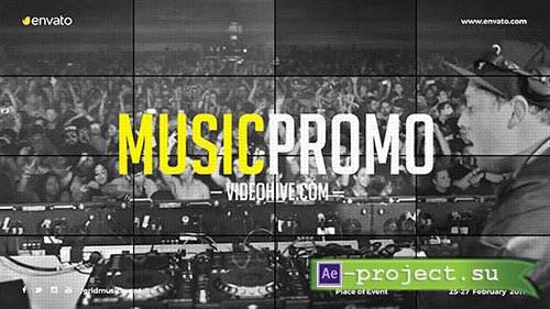 VideoHive: Music Event Promo Party Invitation EDM Festival Night Club DJ Performace - Project for After Effects   