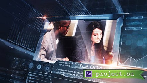 Videohive: High Tech HUD Slides - Project for After Effects 
