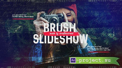 VideoHive: Brush Slideshow Memories Photo Album Family and Friends Travel and Journey - Project for After Effects