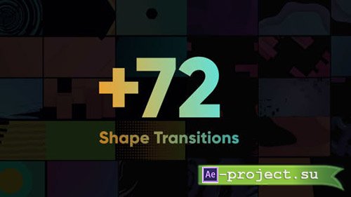 Videohive: Shape Transitions Big Pack - Project for After Effects 