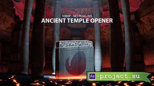 Videohive: Ancient Fiery Temple Opener - Project for After Effects 