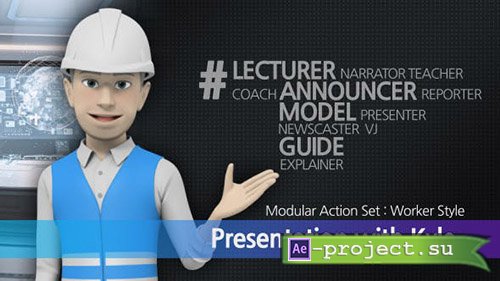 Videohive: Presentation With Kyle: Worker Style  - Project for After Effects