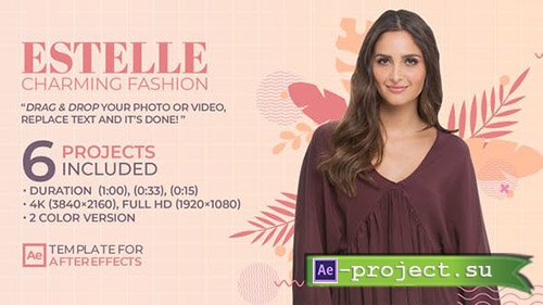 Videohive: Estelle Charming Fashion - Stylish Clothing Sale - Project for After Effects