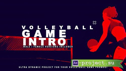 Videohive: Volleyball Game Promo - Project for After Effects 