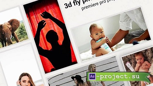 3d Fly Photos Slideshow 272404 - Premiere Pro Templates