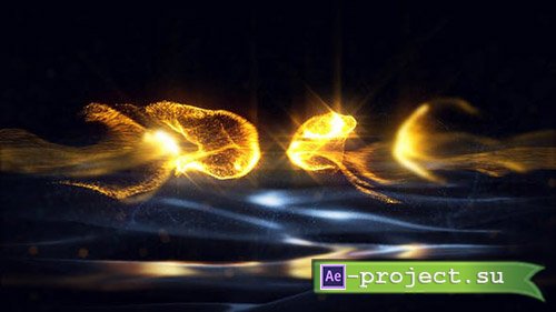 Videohive: Gold Particles Logo - Project for After Effects 