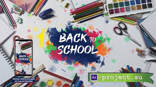 Videohive: School Stop Motion - Project for After Effects