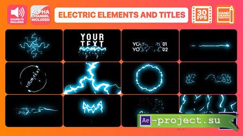 Videohive: Cartoon Electricity And Titles | After Effects 