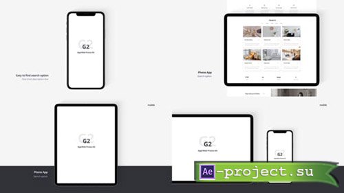 Videohive: G2 - App / Website Presentation Pack - Project for After Effects 