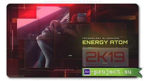 Videohive: Energy Atom Techno Slideshow - Project for After Effects 