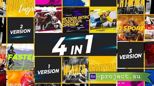 Videohive: Extreme Sports 4 in1 - Project for After Effects 