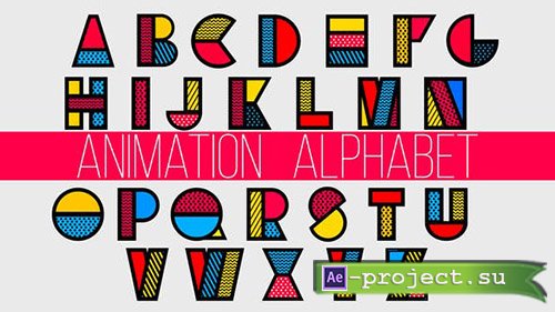 Videohive: Pattern Alphabet - Project for After Effects 