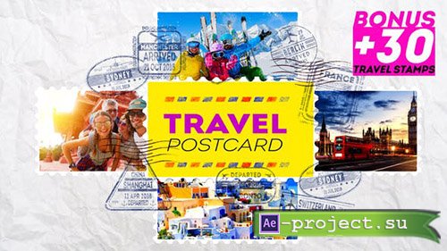 Videohive: Travel Postcard - Project for After Effects 