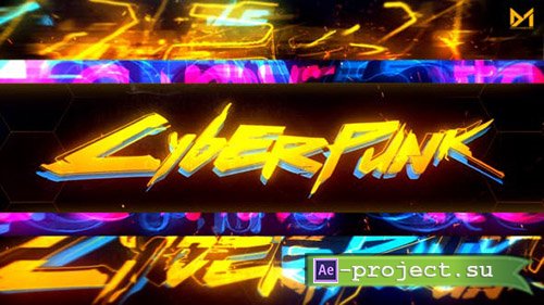 Videohive: Cyberpunk Logo reveal - Project for After Effects 