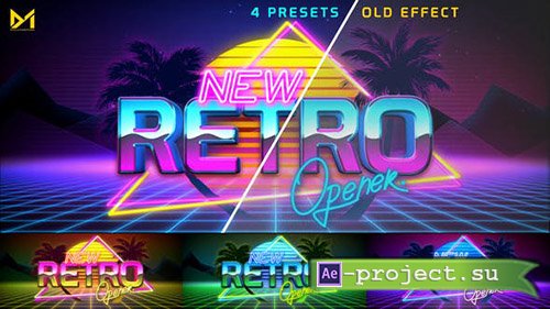 Videohive: Retro Opener - Project for After Effects 