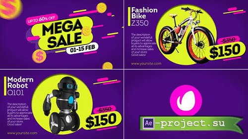 Videohive: Mega Sale 23182769 - Project for After Effects 