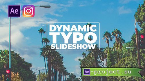 Videohive: Dynamic Typo Slideshow - Project for After Effects 
