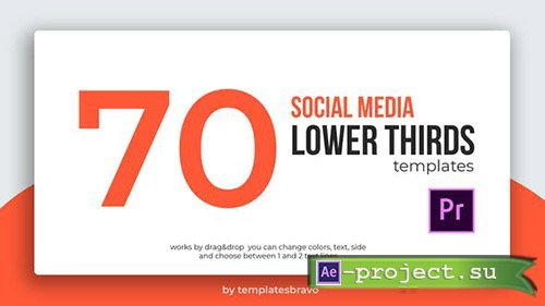 Videohive: Social Media Lower Thirds Premiere Pro Templates 