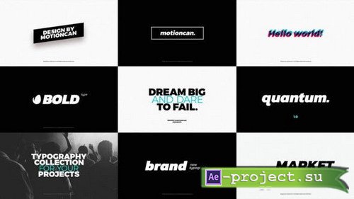 Quantum | Animated Typography Pack - Project for After Effects (Videohive)