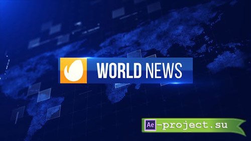 Videohive: World News Opener 24523790 - Project for After Effects