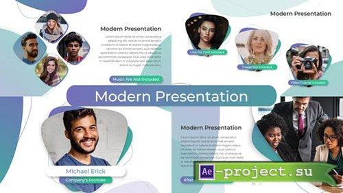 Videohive: Clean Modern Presentation - Project for After Effects
