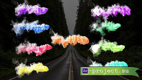 Videohive: Smoke Titles - Project for After Effects 
