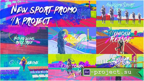 Videohive: New Sport Promo 4K 24458750 - Project for After Effects 