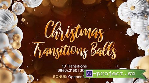Videohive: 2 in 1 Christmas Transitions | Opener - Project for After Effects 