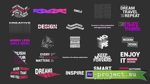 Videohive: Modern Titles - Project for After Effects 