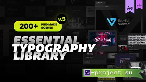 Videohive: Essential Titles and Lower Thirds V5.2 - Presets & Project for After Effects for Premiere Pro