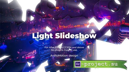 Videohive: Light Slideshow 24288132 - Project for After Effects 