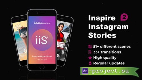 Videohive: Inspire Instagram Stories V2 - Project for After Effects