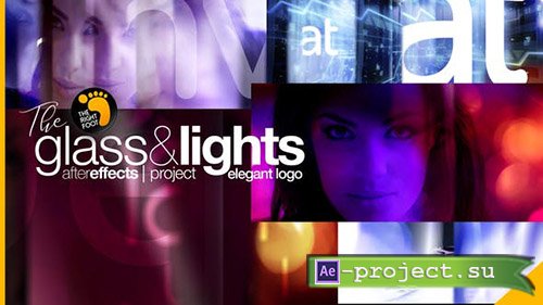 Videohive: Glass & Lights Elegant Logo - Project for After Effects 