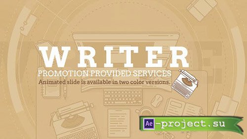 VideoHive: Writer Promo 24278961 - Project for After Effects