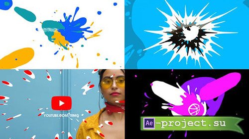 Videohive: Cartoon Liquid Logo - Project for After Effects 