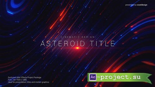 VideoHive: Asteroid Cinematic Title 24548695 - Project for After Effects