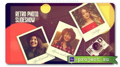 Videohive: Retro Photo Slideshow - Project for After Effects