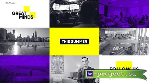 Videohive: Modern Meetup Promo 23904134 - Project for After Effects 