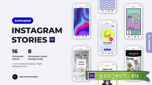 Videohive: Animated Instagram Stories - Project for After Effects